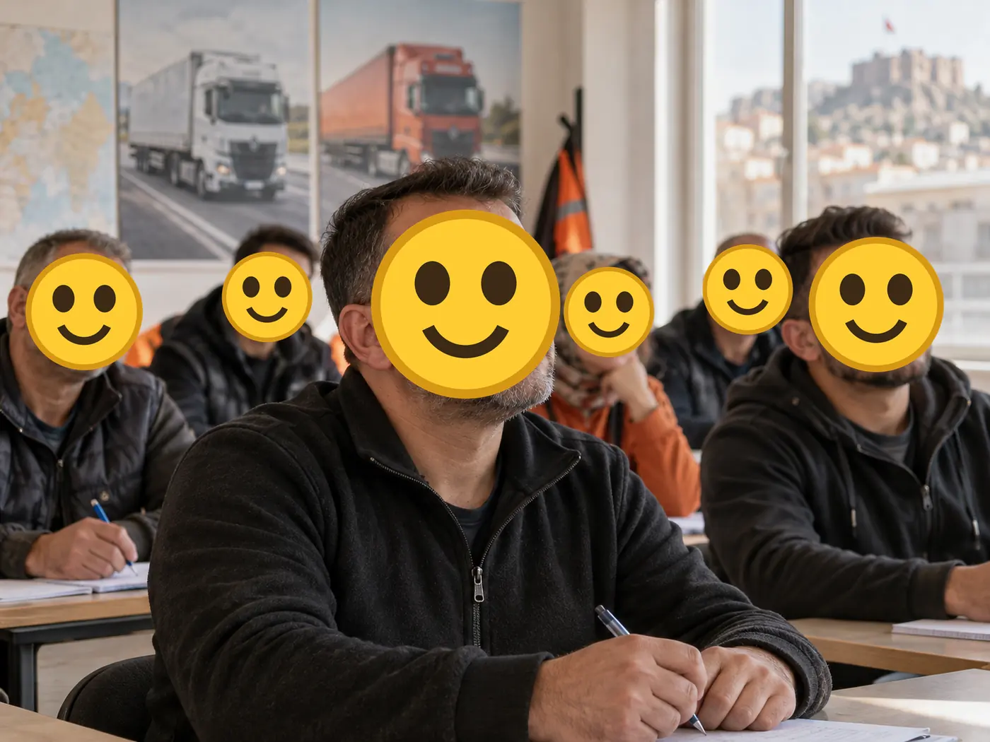 SRC dersinde kursiyerler